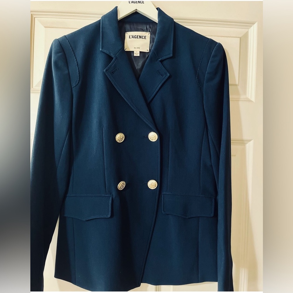 Brand New L’Agence Navy Blue Blazer size 3-4